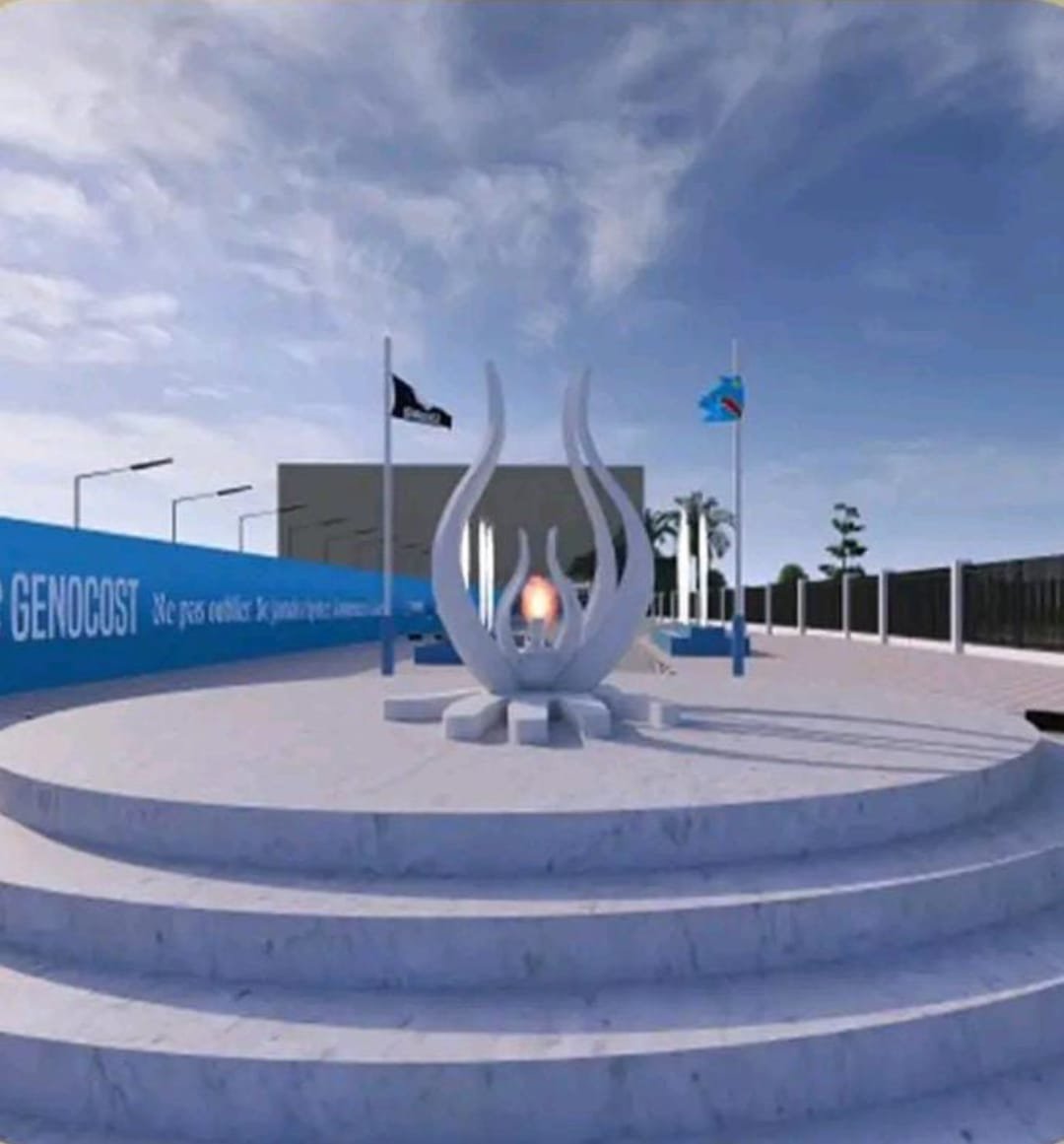 La flamme du Mémorial du Génocost