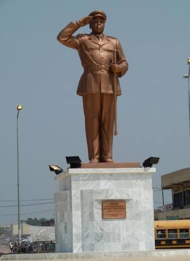 La statue de Joseph Kasa-Vubu
