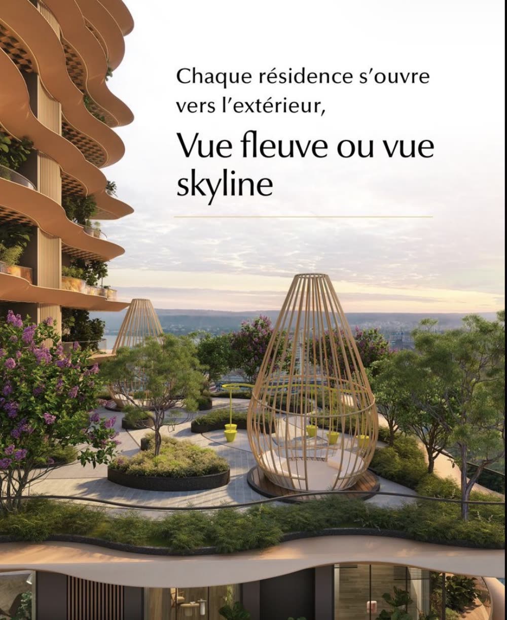 Terrasses jardins du Times Tower